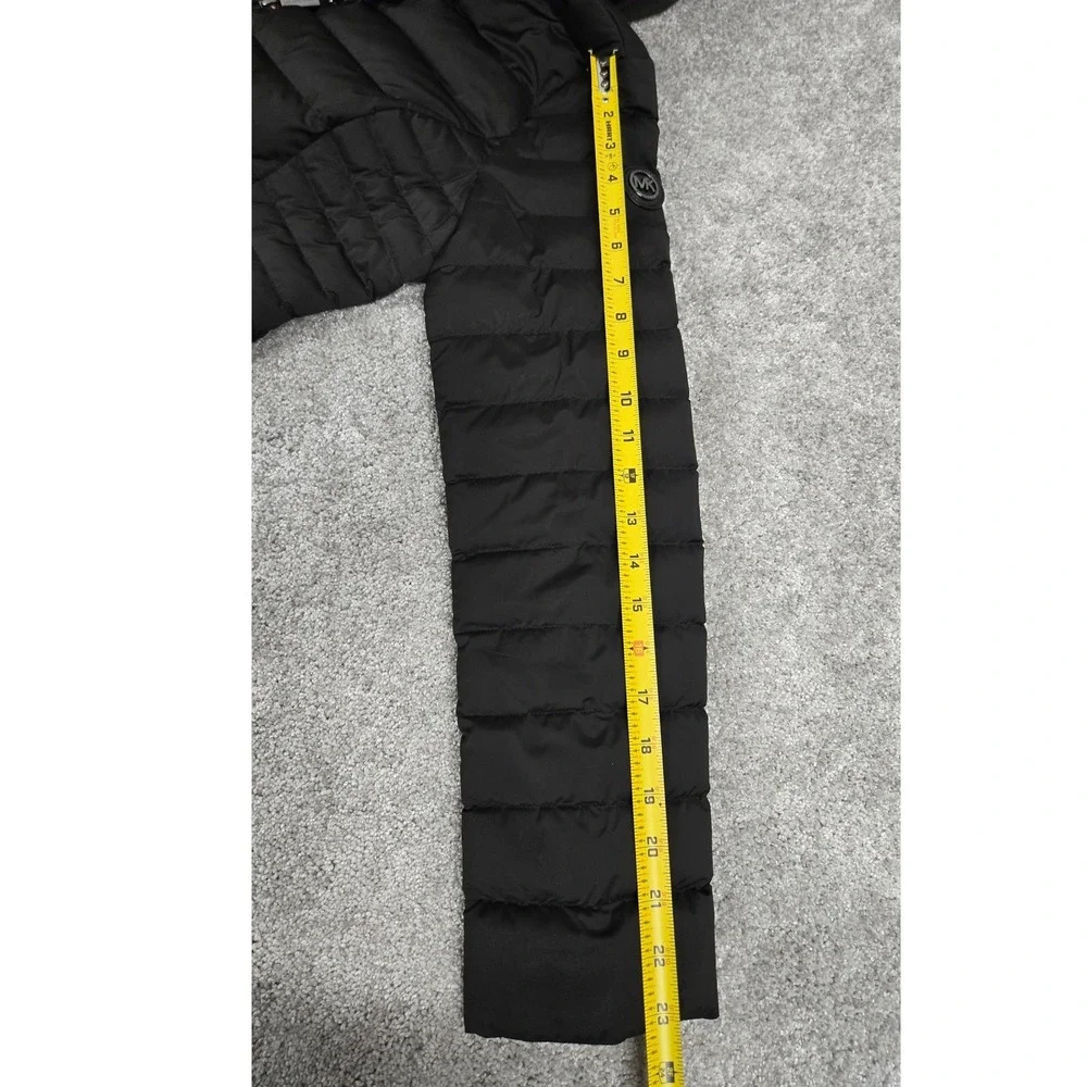 Michael Michael Kors Packable‎ Down Puffer Winter Jacket Hooded Black Women's S